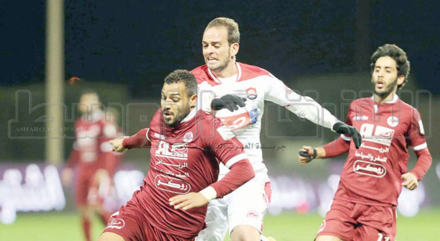 من آخر مباريات الفيصلي في دوري المحترفين السعودي أمام الرائد (تصوير: مشعل القدير)
