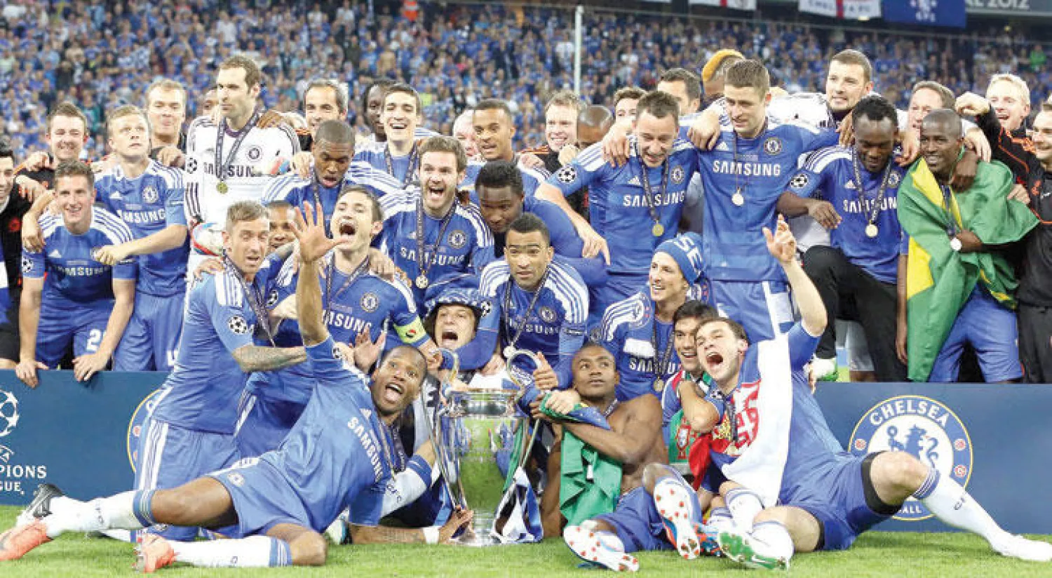 تشيلسي أصبح عام 2012 أول ناد من العاصمة البريطانية يفوز بلقب دوري أبطال أوروبا («الشرق الأوسط»)