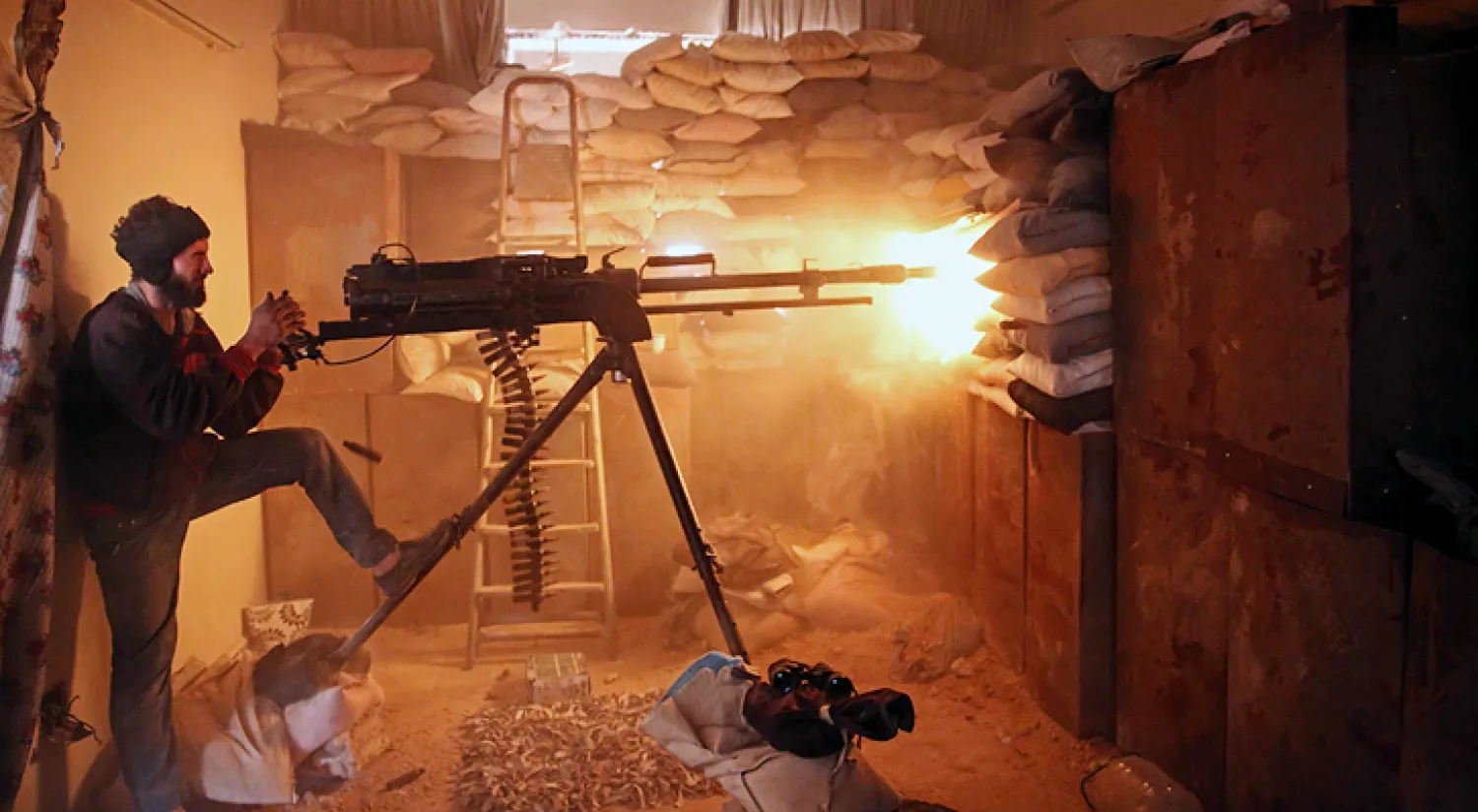  تجدد الاشتباكات العنيفة في العاصمة السورية (أ.ف.ب)