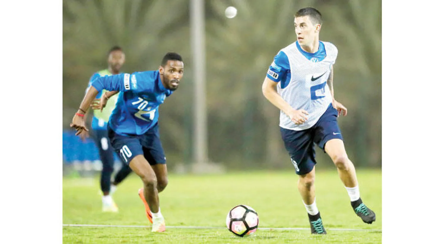 تدريبات الهلال أمس (المركز الإعلامي بنادي الهلال)