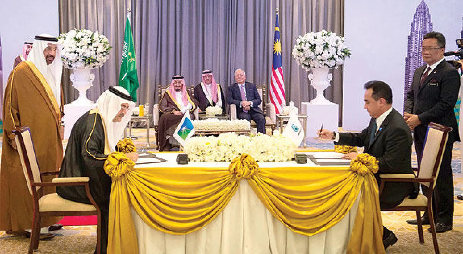 جانب من جولة خادم الحرمين الشريفين الملك سلمان بن عبد العزيز في دول آسيا («الشرق الأوسط»)