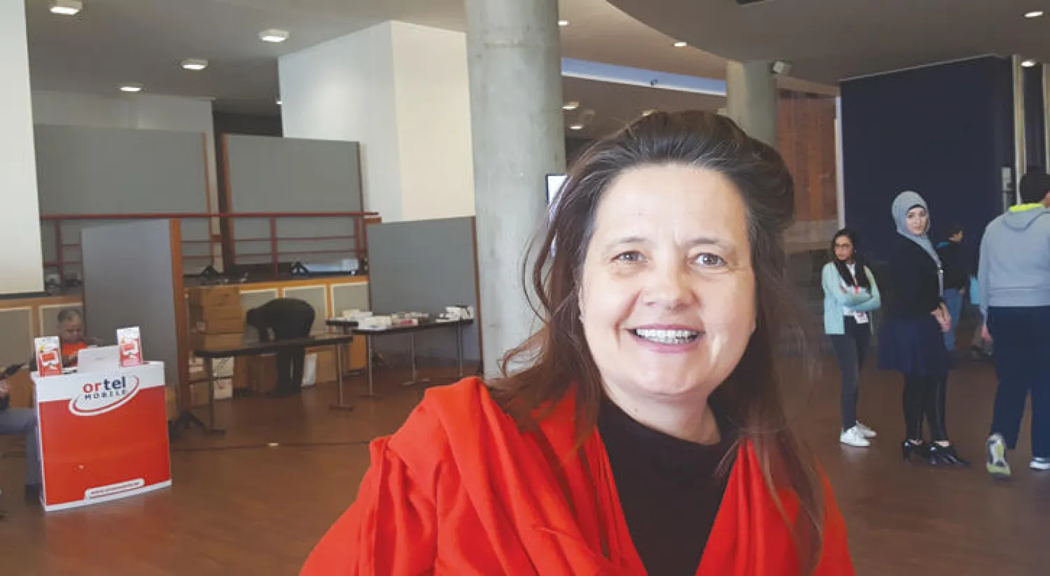 جولي ديخروت رئيسة برلمان بروكسل الفرانكفوني («الشرق الأوسط»)