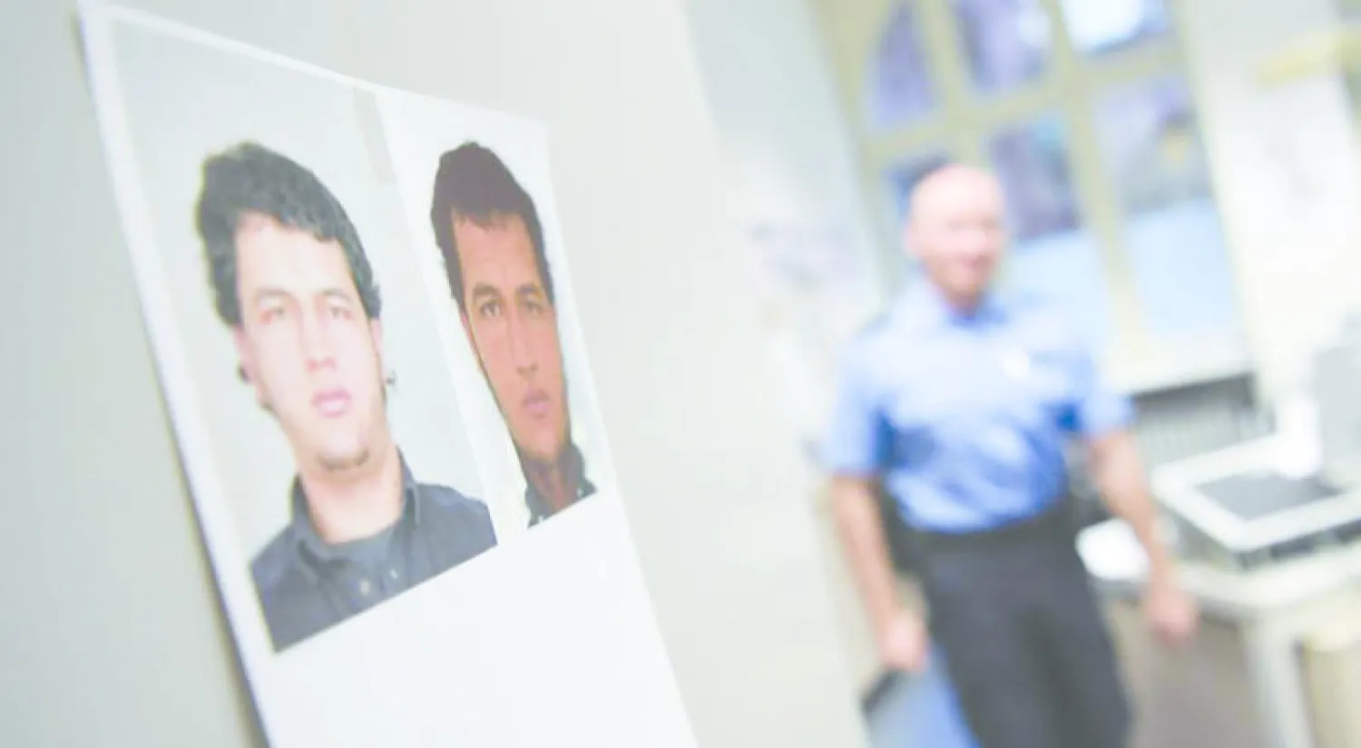 صورة أنيس العامري في قاعة محكمة دوسلدورف أكثر قاعة مؤمنة ضد الإرهاب في ألمانيا («الشرق الأوسط»)