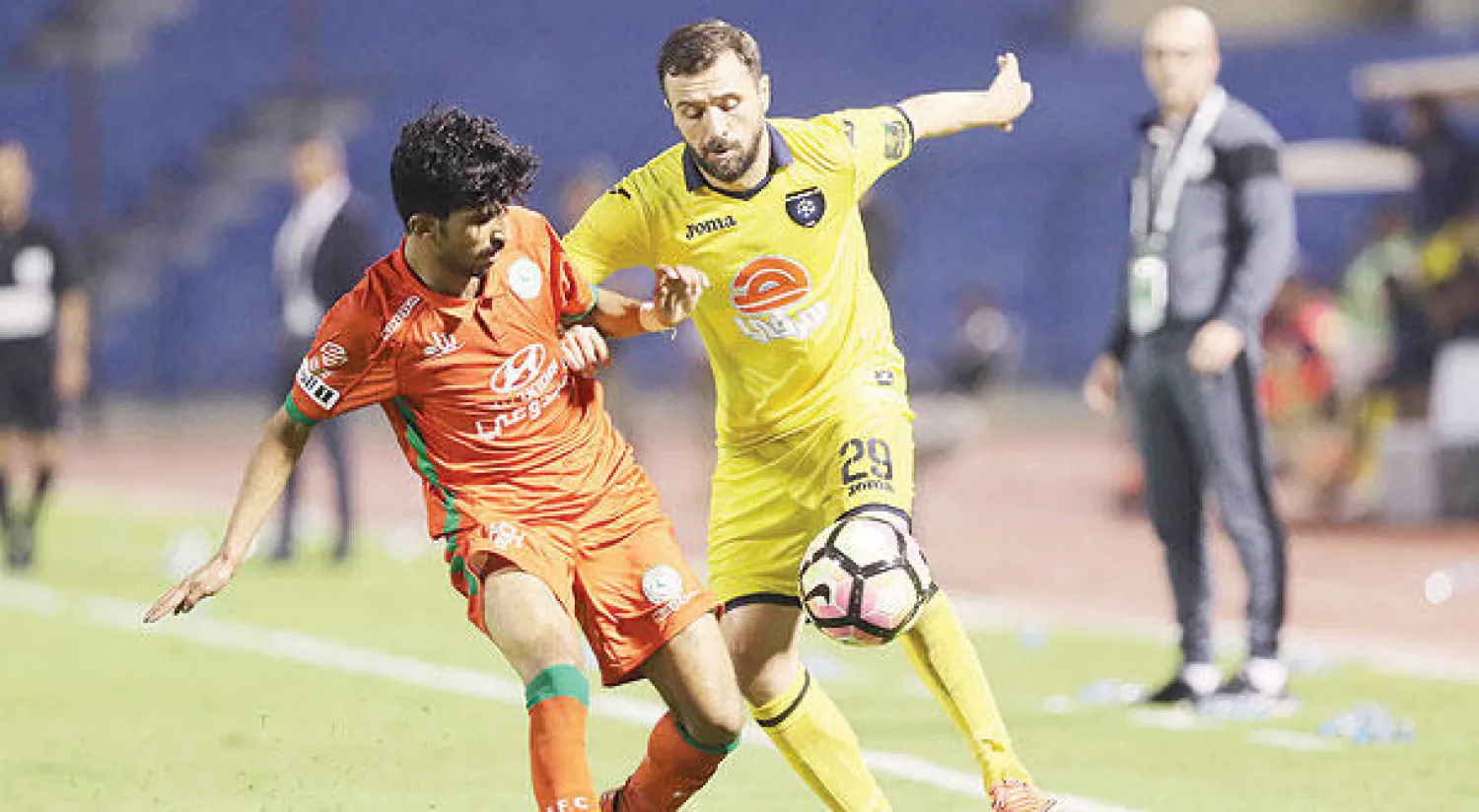 من مباراة التعاون الأخيرة في كأس الملك أمام الاتفاق (تصوير: عيسى الدبيسي)