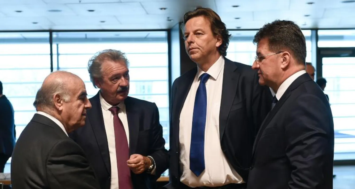 وصول عدد من وزراء خارجية «الأوروبي» الى لوكسمبورغ (أ.ف.ب)