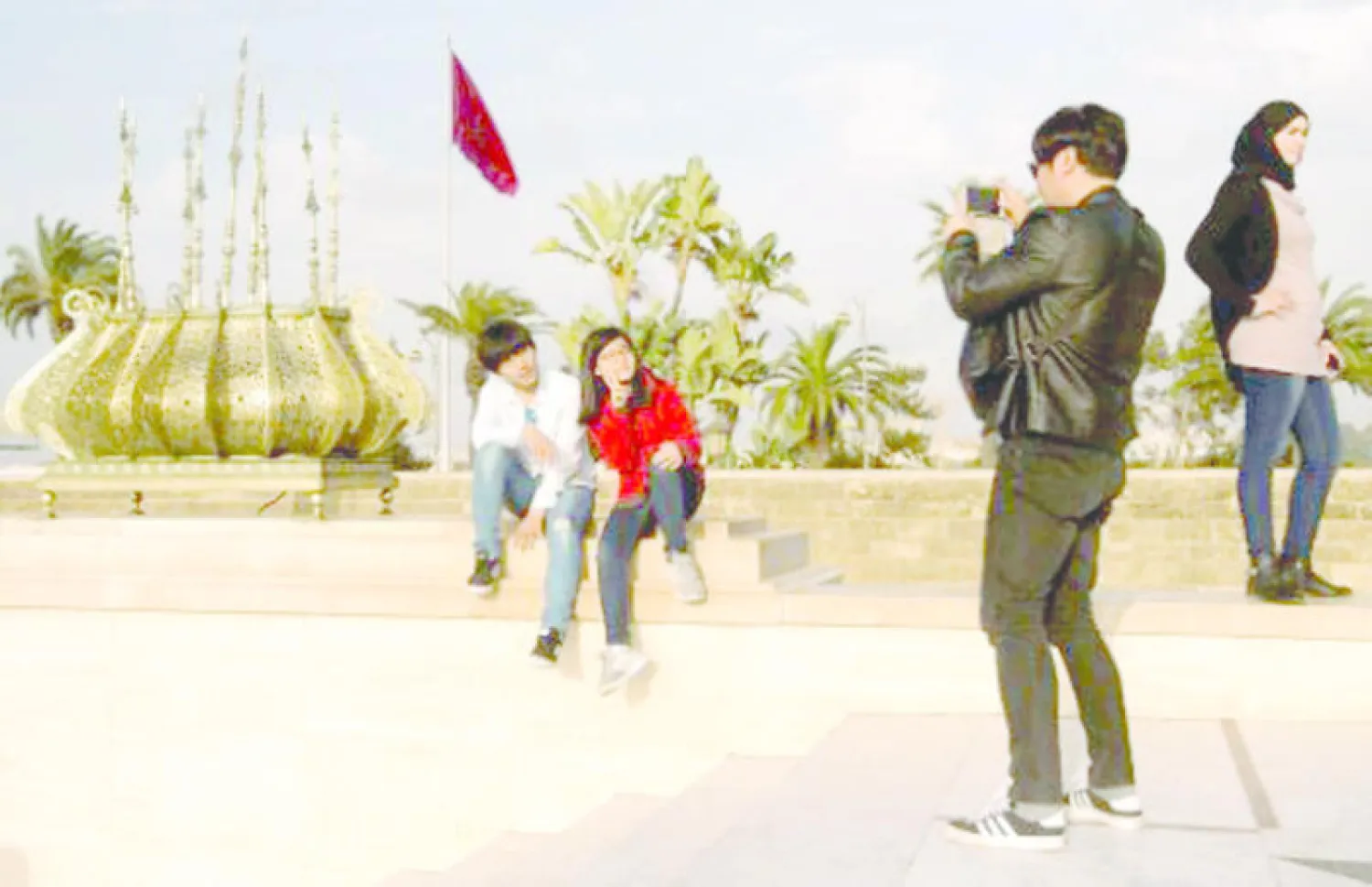 سياح آسيويون في الرباط (أ.ف.ب)