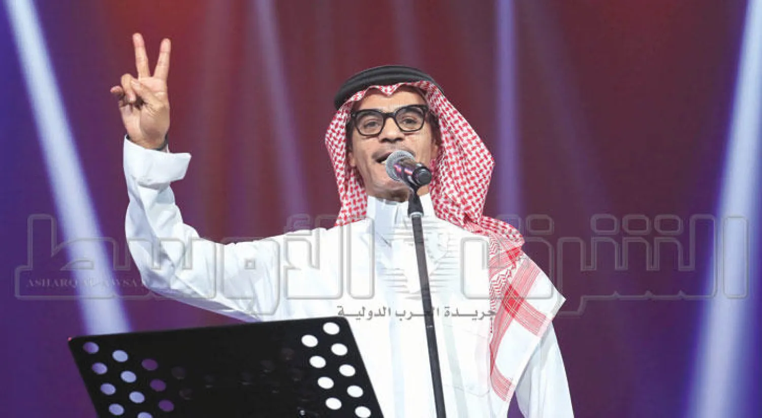 رابح صقر (تصوير: علي العريفي)