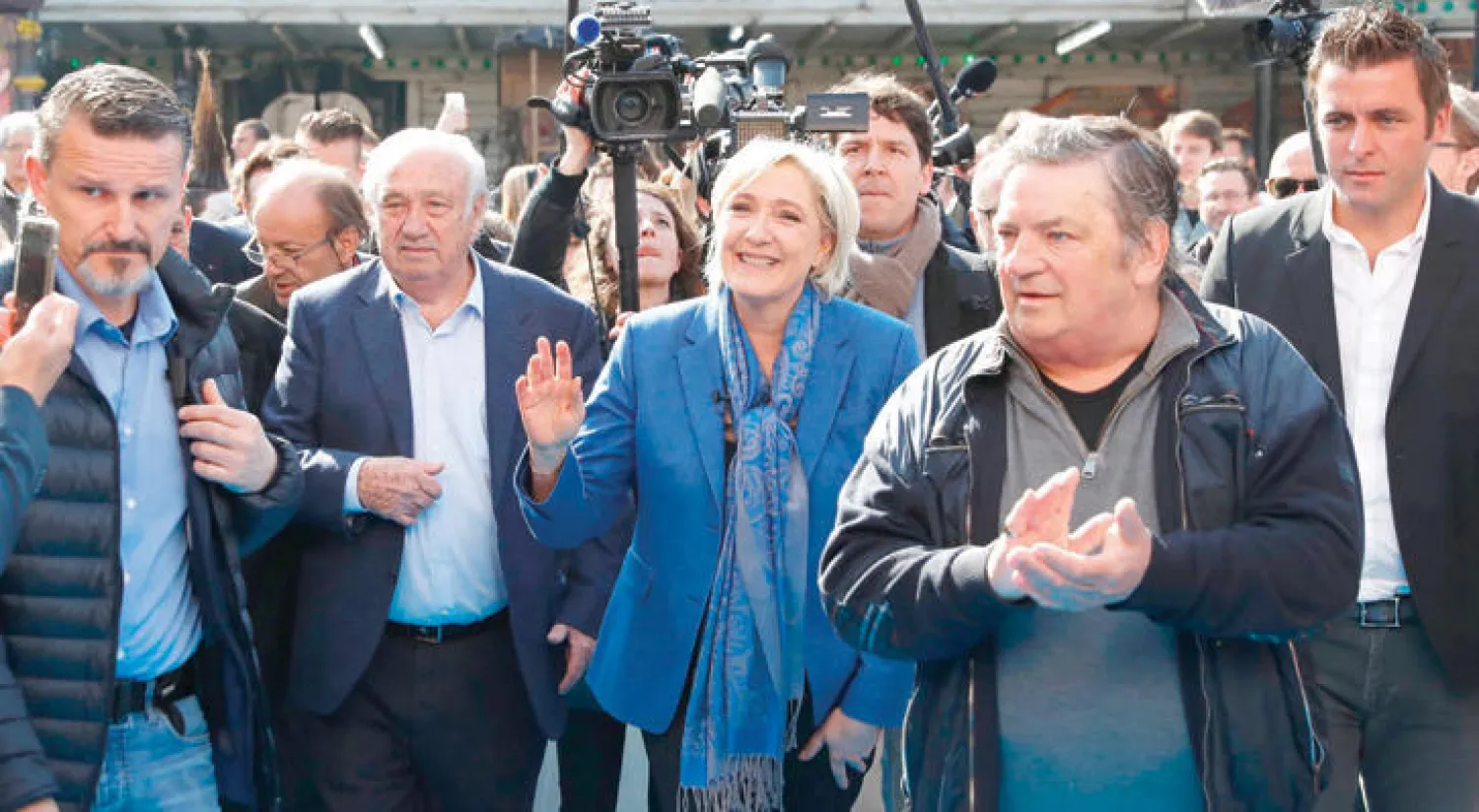 مارين لوبان (أ.ف.ب)