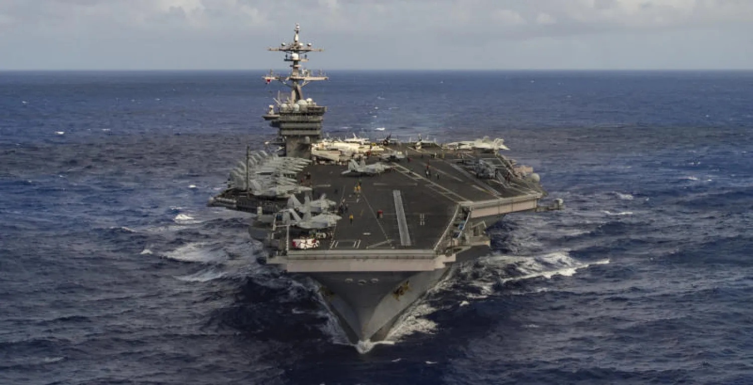 مجموعة «كارل فينسون» الهجومية تشق طريقها عبر المحيط الهادي نحو شبه الجزيرة الكورية (رويترز)