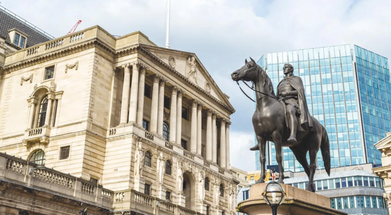 مقر بنك انجلترا في الحي المالي بلندن