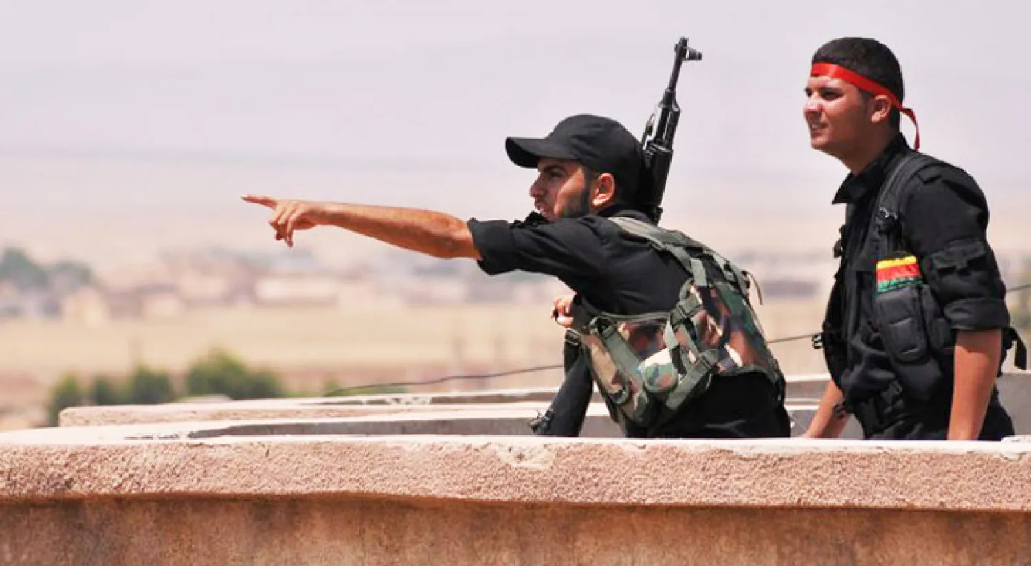 عناصر من قوات سوريا الديموقراطية (أ.ف.ب)