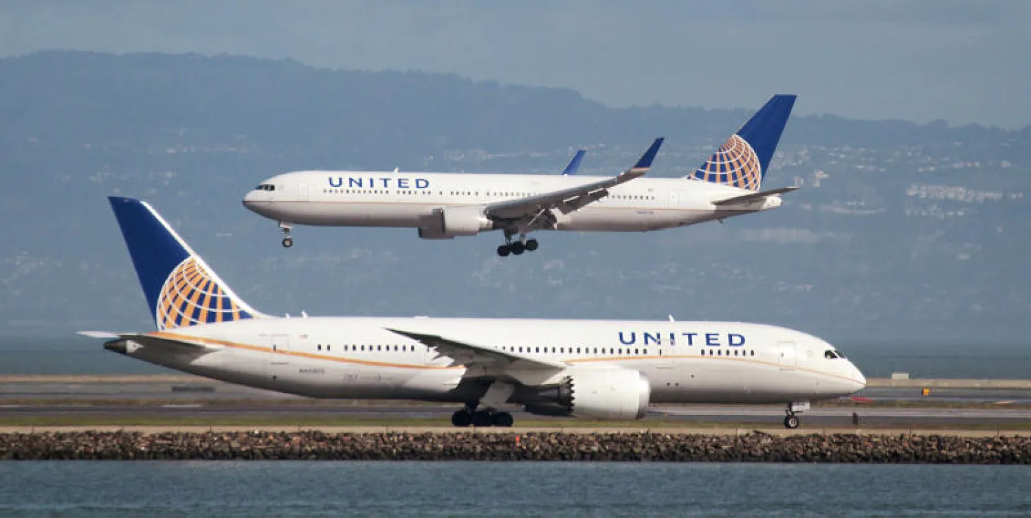 شركة «يونايتد إير لاينز» أو الخطوط الجوية المتحدة (رويترز)