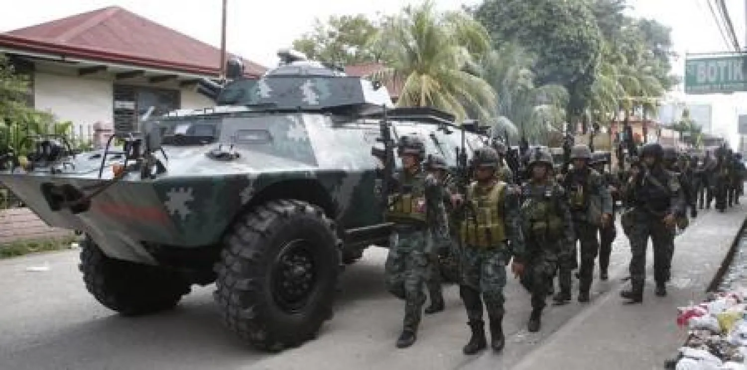 قوات خاصة فلبينية أثناء عملية أمنية (رويترز)