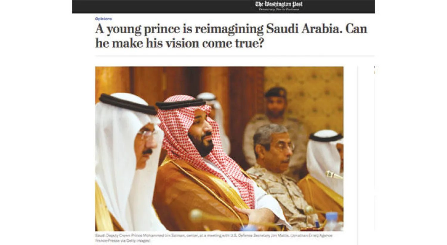 من صحيفة «واشنطن بوست»