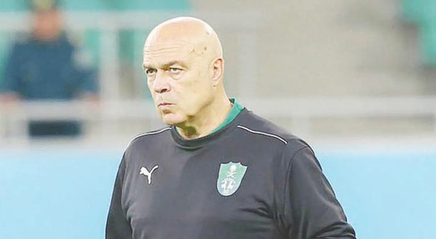 غروس خلال التدريبات أمس (المركز الإعلامي بالنادي الأهلي)