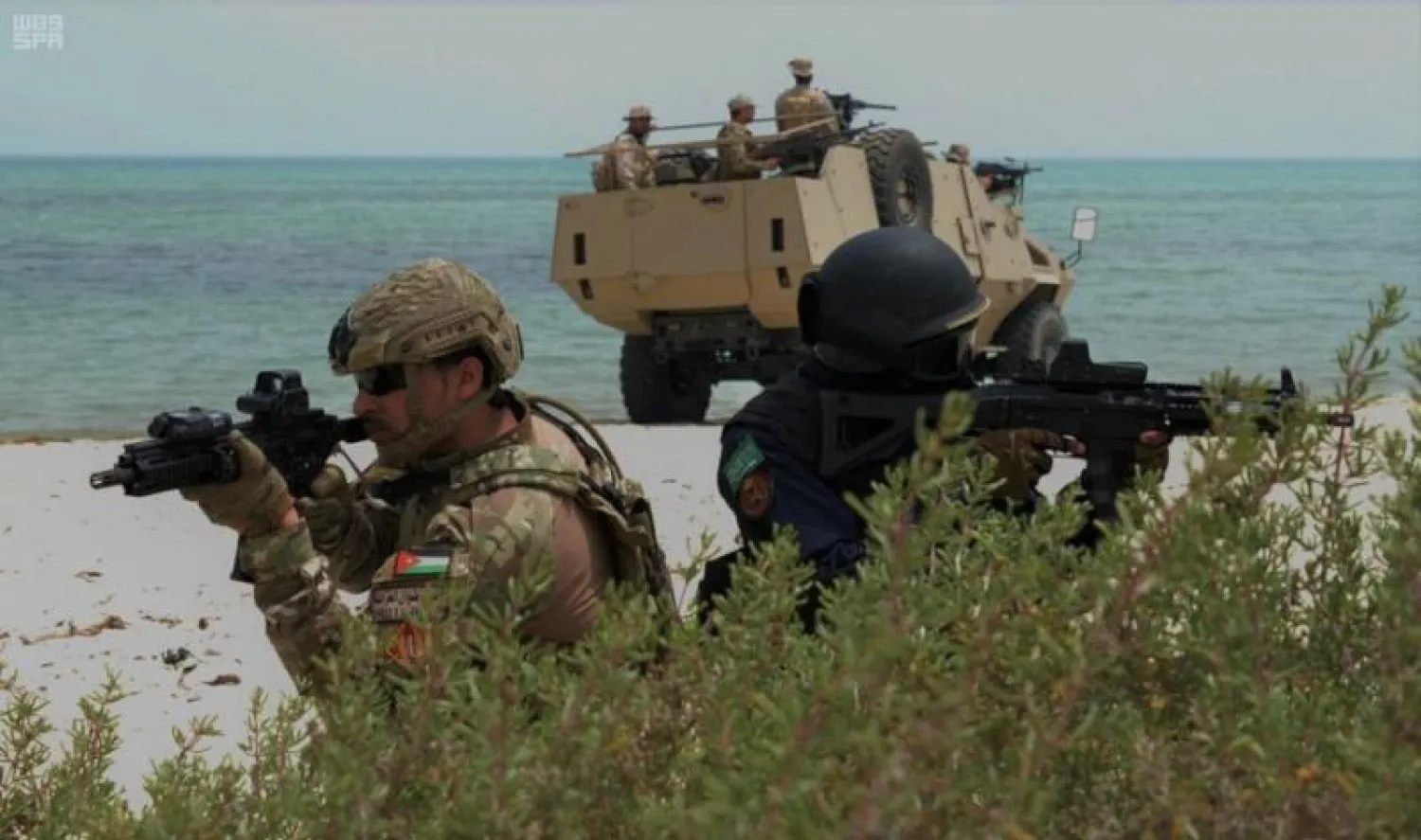 التمرين البحري الثنائي السعودي الأردني عبدالله 5 (واس)