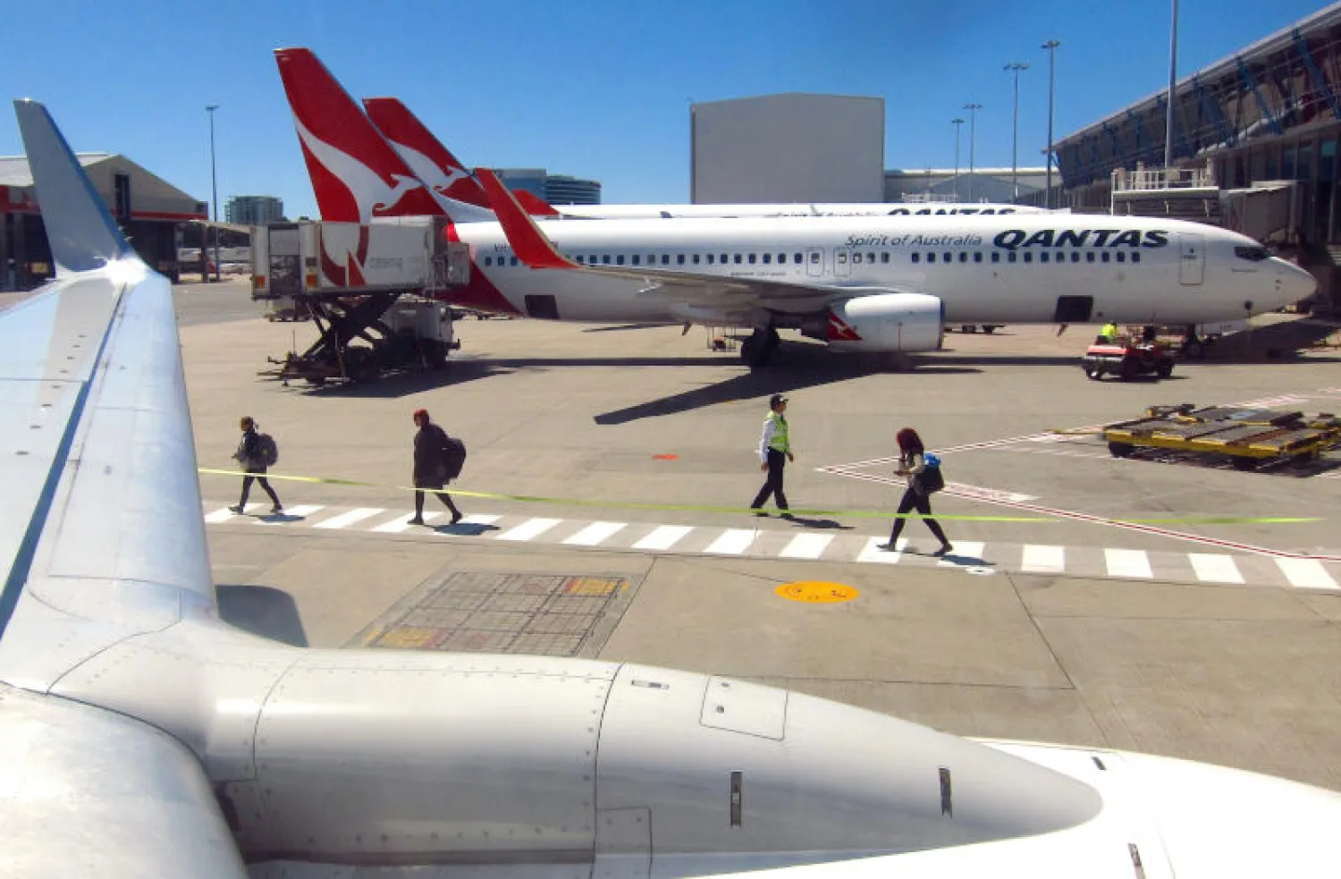 مدرج الطائرات في مطار سيدني، أستراليا (رويترز)