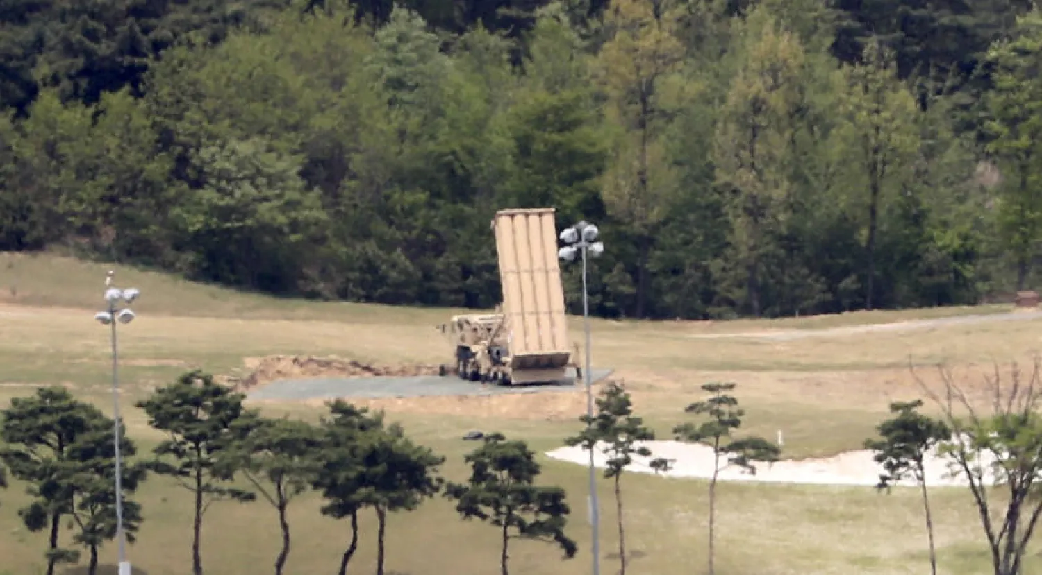 نظلم «ثاد» الذي نشر في كوريا الجنوبية (أ.ب)