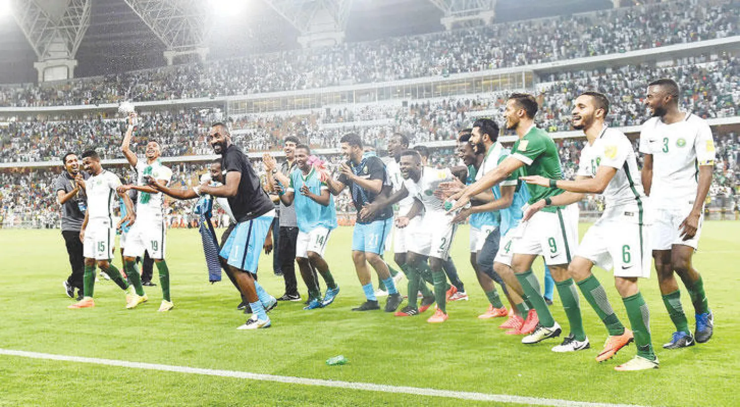 المنتخب السعودي تنتظره مهمة صعبة أمام أستراليا في التصفيات المونديالية («الشرق الأوسط»)