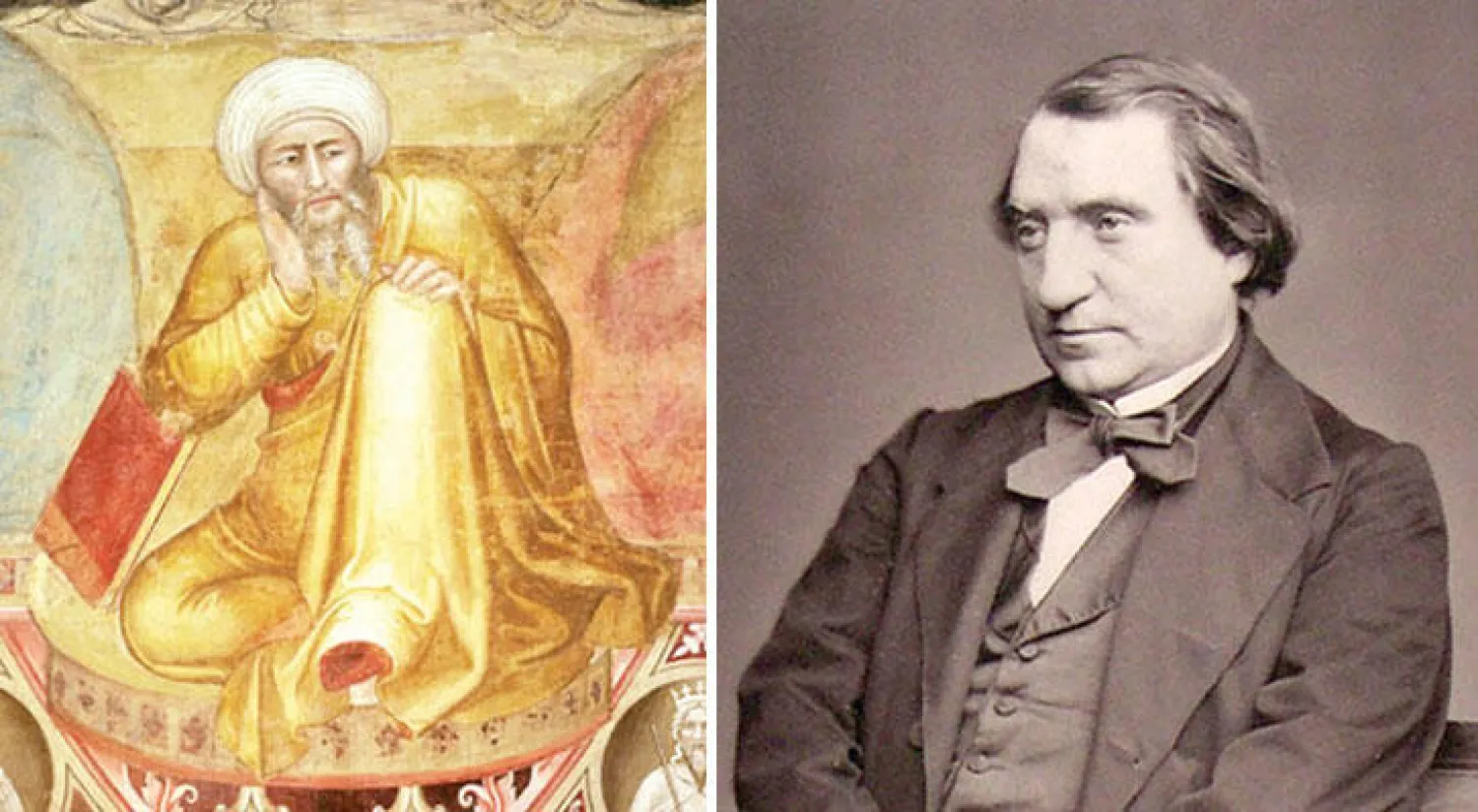 إرنست رينان  -  صورة متخيلة لابن رشد