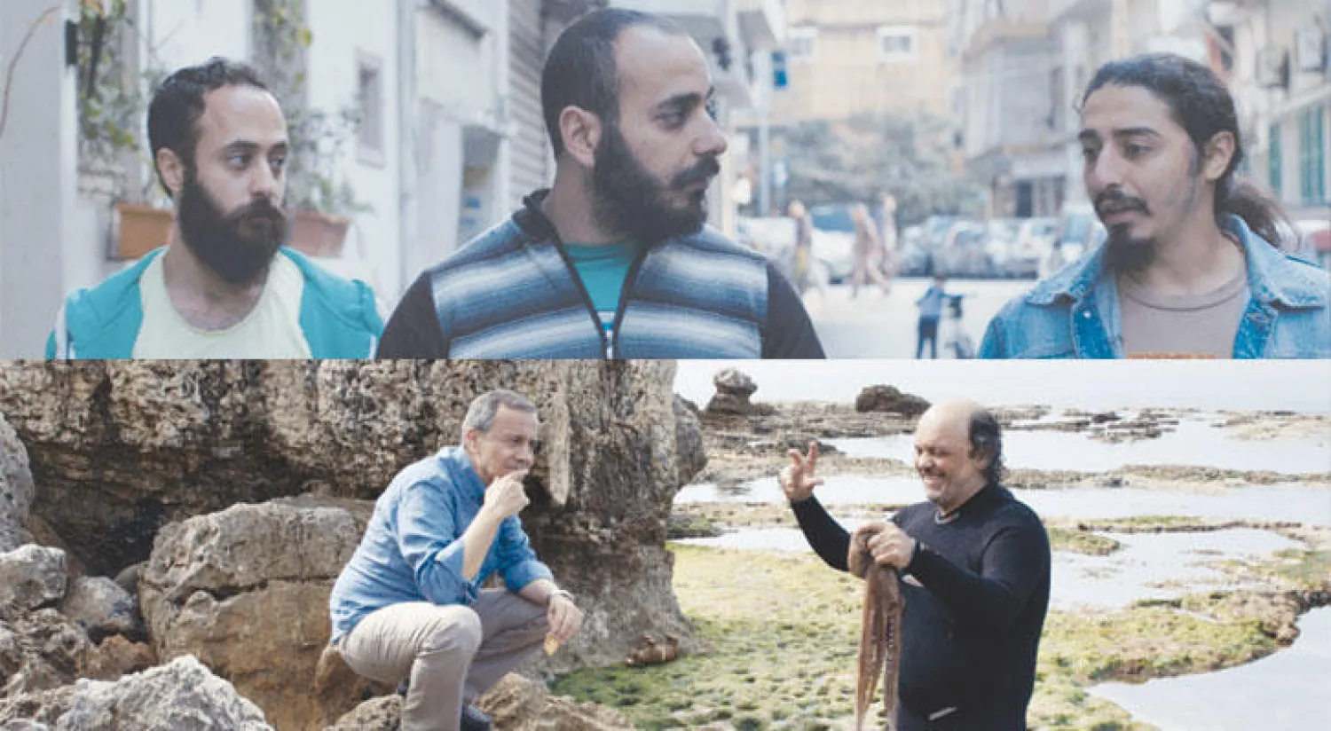 مشهد من فيلم «سلامات من ألمانيا»  -  مشهد من فيلم «أوتيل النعيم»