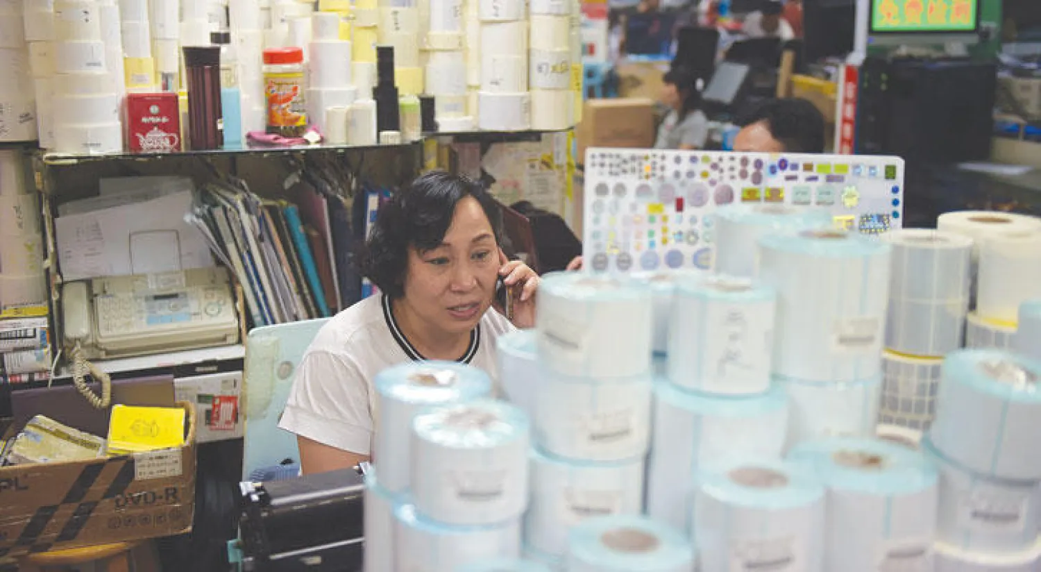 معدل التضخم ما زال أقل كثيرا من المستهدف للعام الحالي وهو 3 في المائة سنويا (أ.ف.ب)