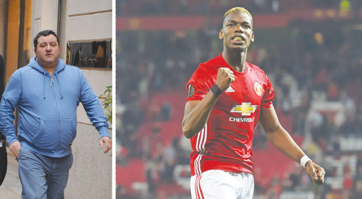 صفقة انتقال بوغبا من يوفنتوس إلى يونايتد تثير الجدل (أ.ف.ب)  -  مينو رايولا وكيل أعمال أهم اللاعبين