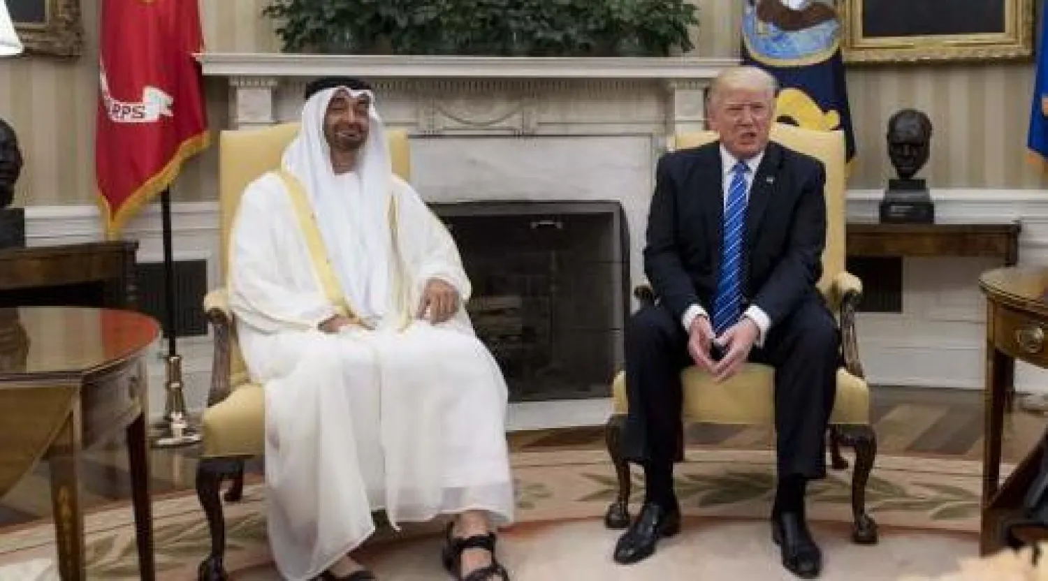 ترمب يلتقي محمد بن زايد