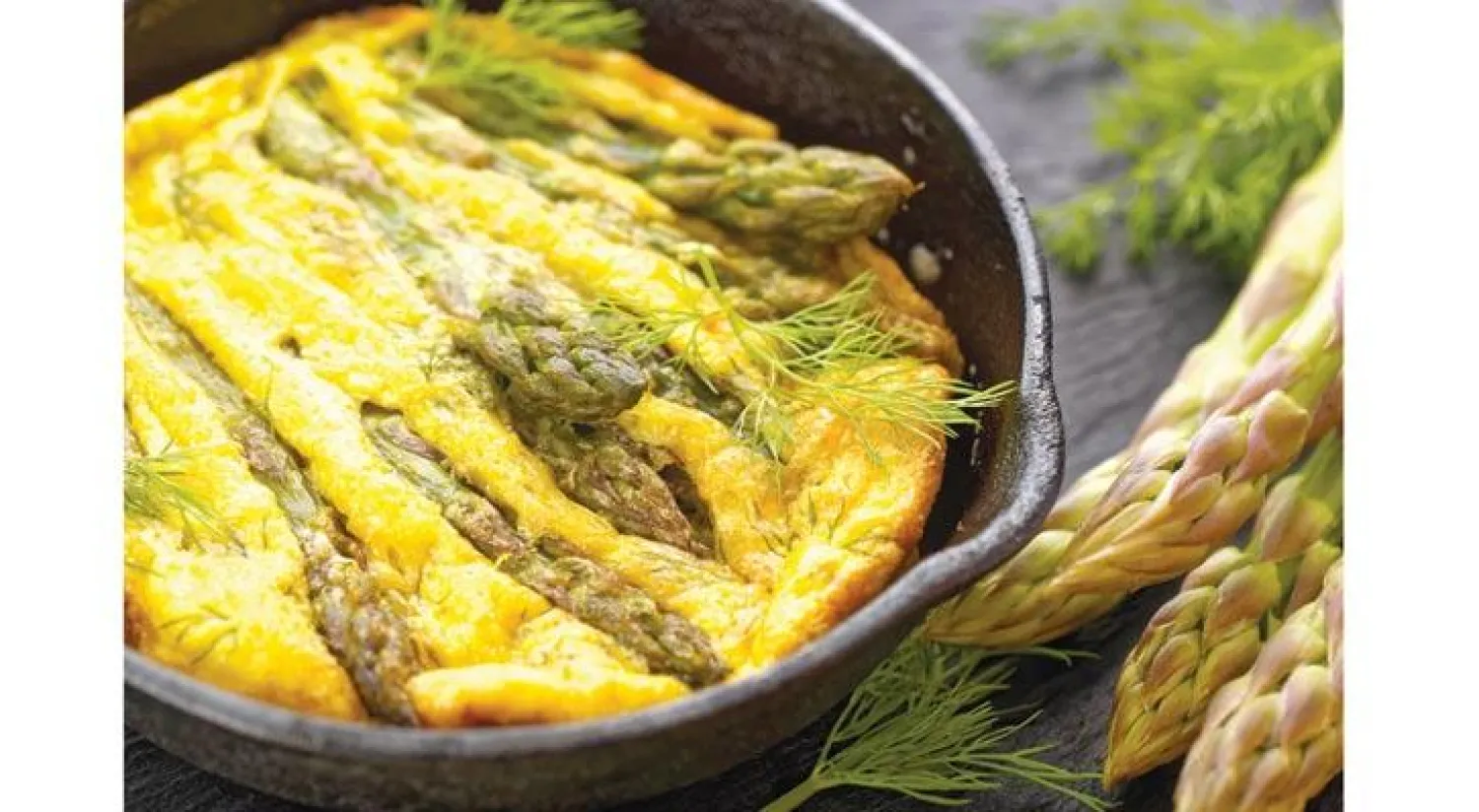 وصفة 30 دقيقة: فريتاتا مع البازلاء والهليون