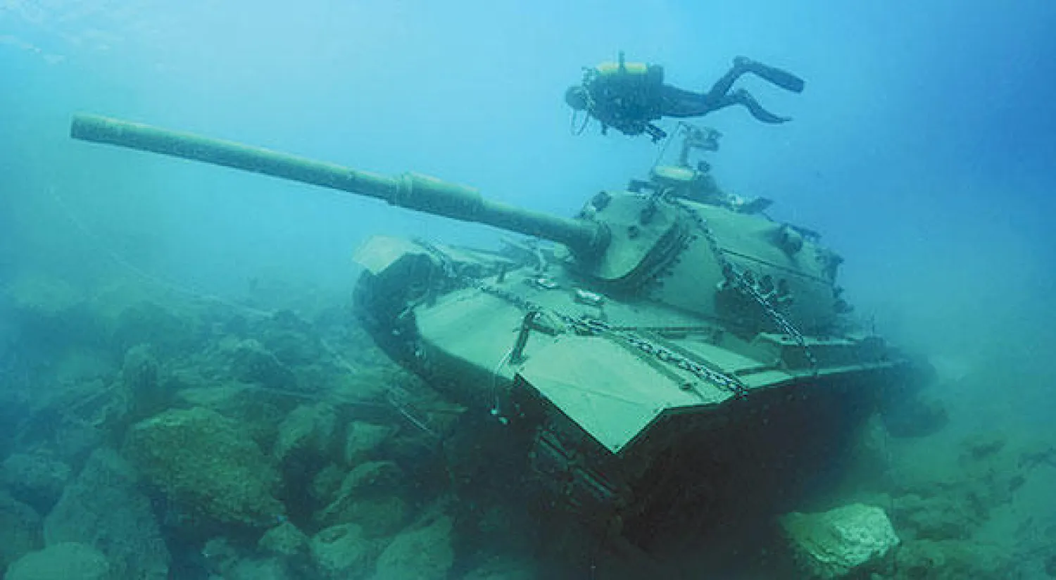 إغراق دبابة أميركية  لتنشيط سياحة الغوص في تركيا