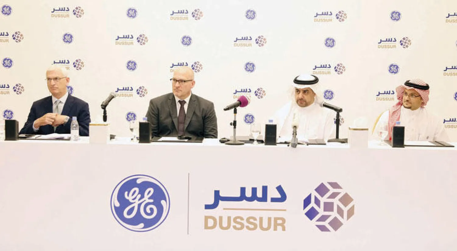 جانب من المؤتمر الصحافي المنعقد في الرياض أمس («الشرق الأوسط»)