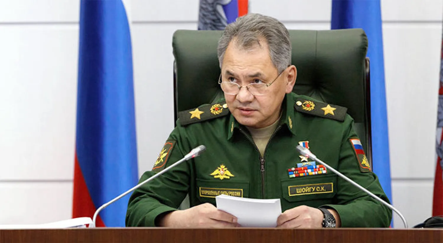 وزير الدفاع الروسي سيرغي شويغو