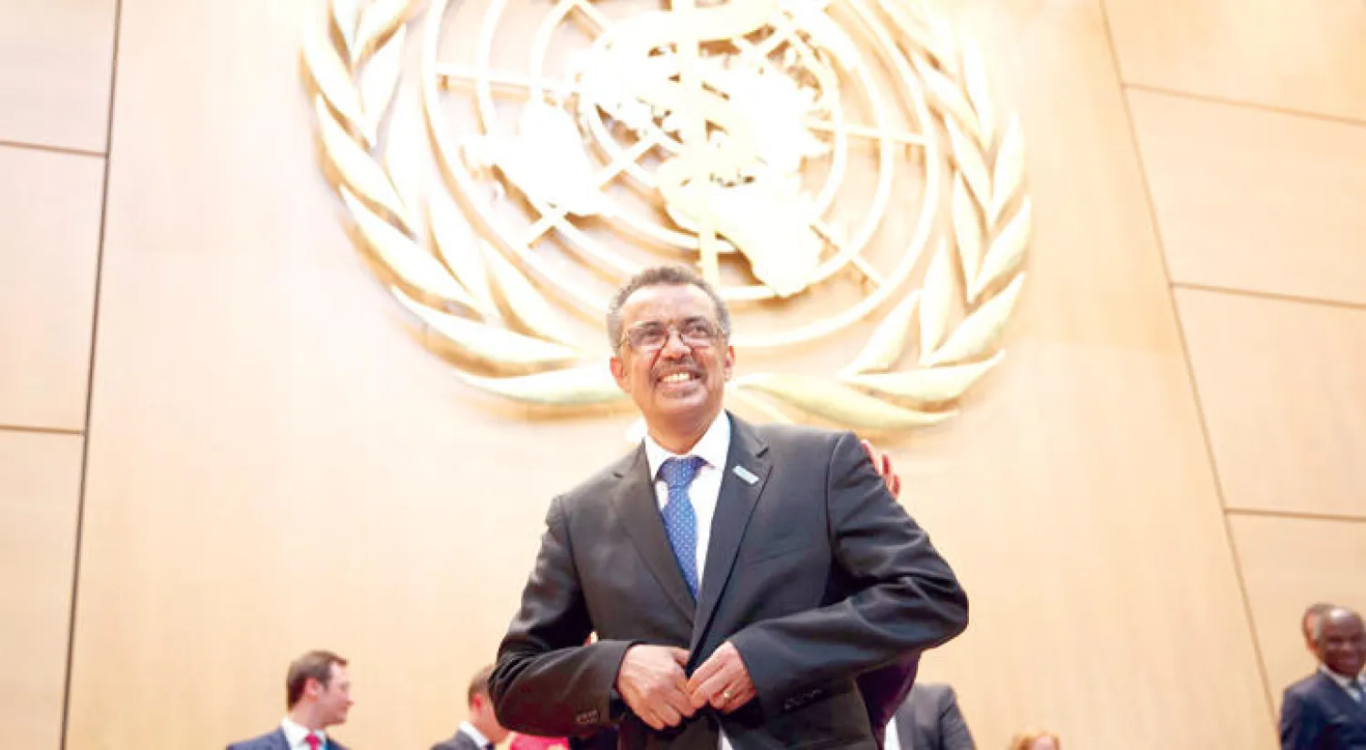 الإثيوبي تيدروس غيبرييسوس انتخب مديراً عاماً لمنظمة الصحة العالمية في جنيف (إ.ب.أ)