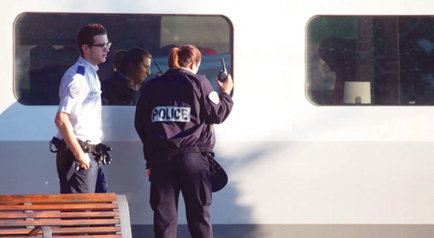 إجراءات أمنية في محطة القطارت الكبرى في العاصمة باريس («الشرق الأوسط»)