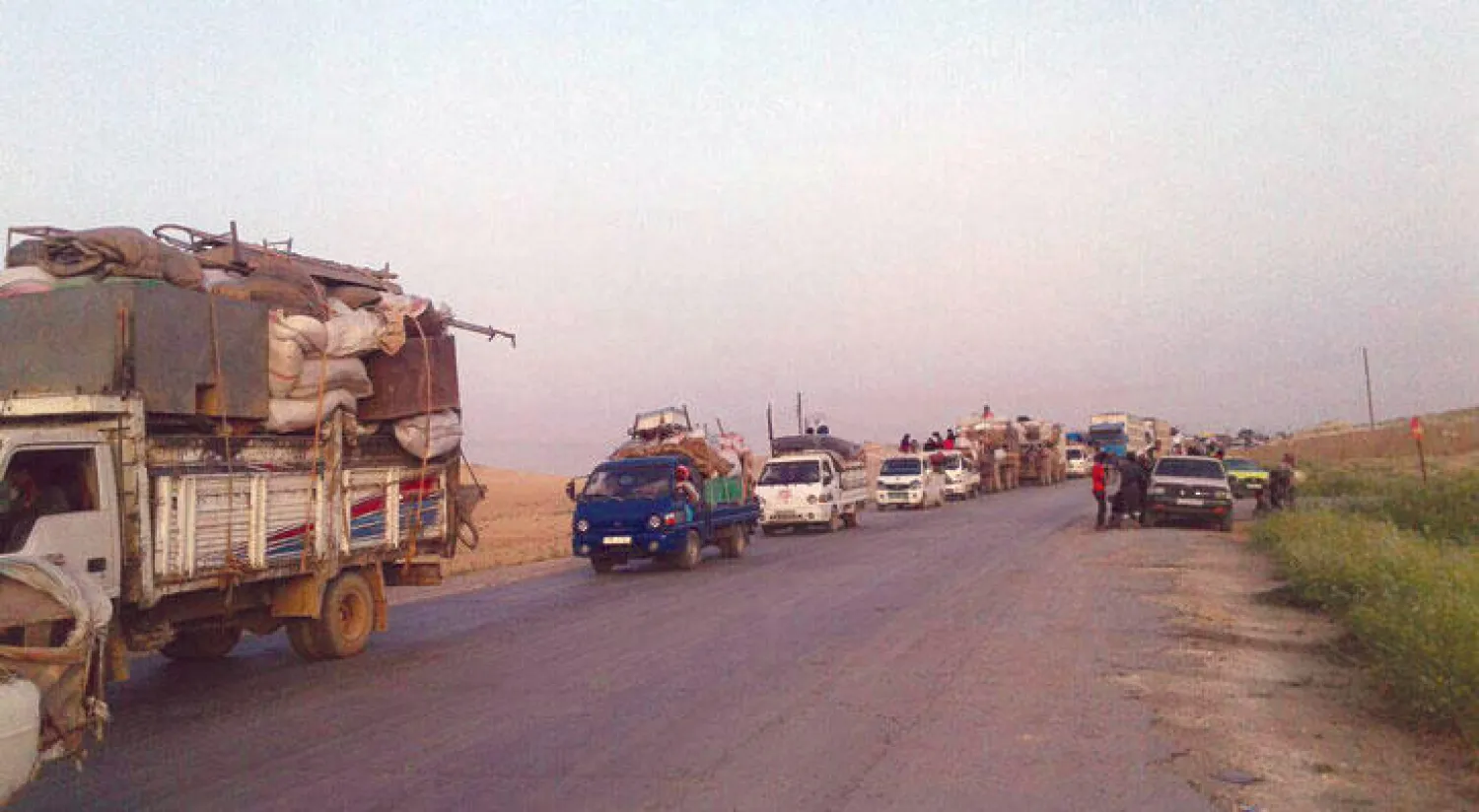 نازحون من مناطق «داعش» شرق سوريا (حملة تحرير الرقة)