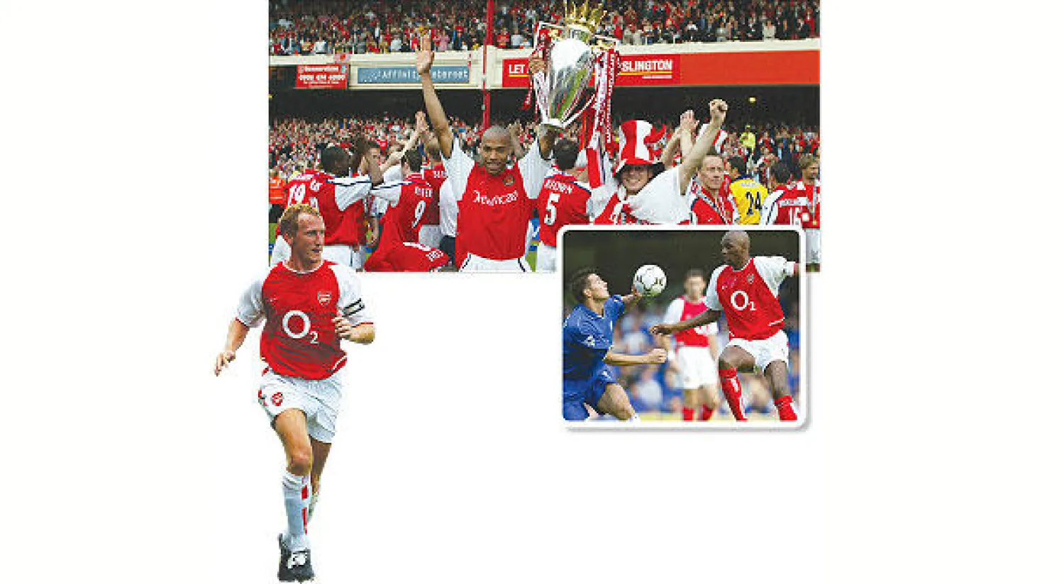 باتريك فييرا وفرانك لامبارد في نهائي كأس إنجلترا عام 2002 - عندما حصد آرسنال ثنائية الدوري والكأس عام 2002  - راي بارلور افتتح اهداف آرسنال قبل 15 عاما (الشرق الأوسط)