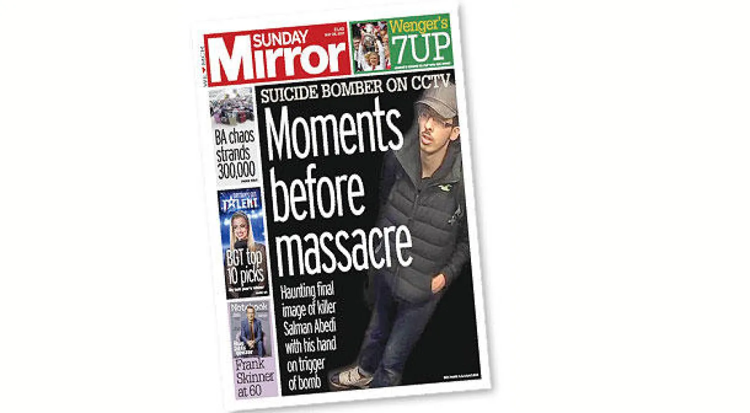 تفجير مانشستر الإرهابي سيطر على الصفحات الأولى في الصحف البريطانية