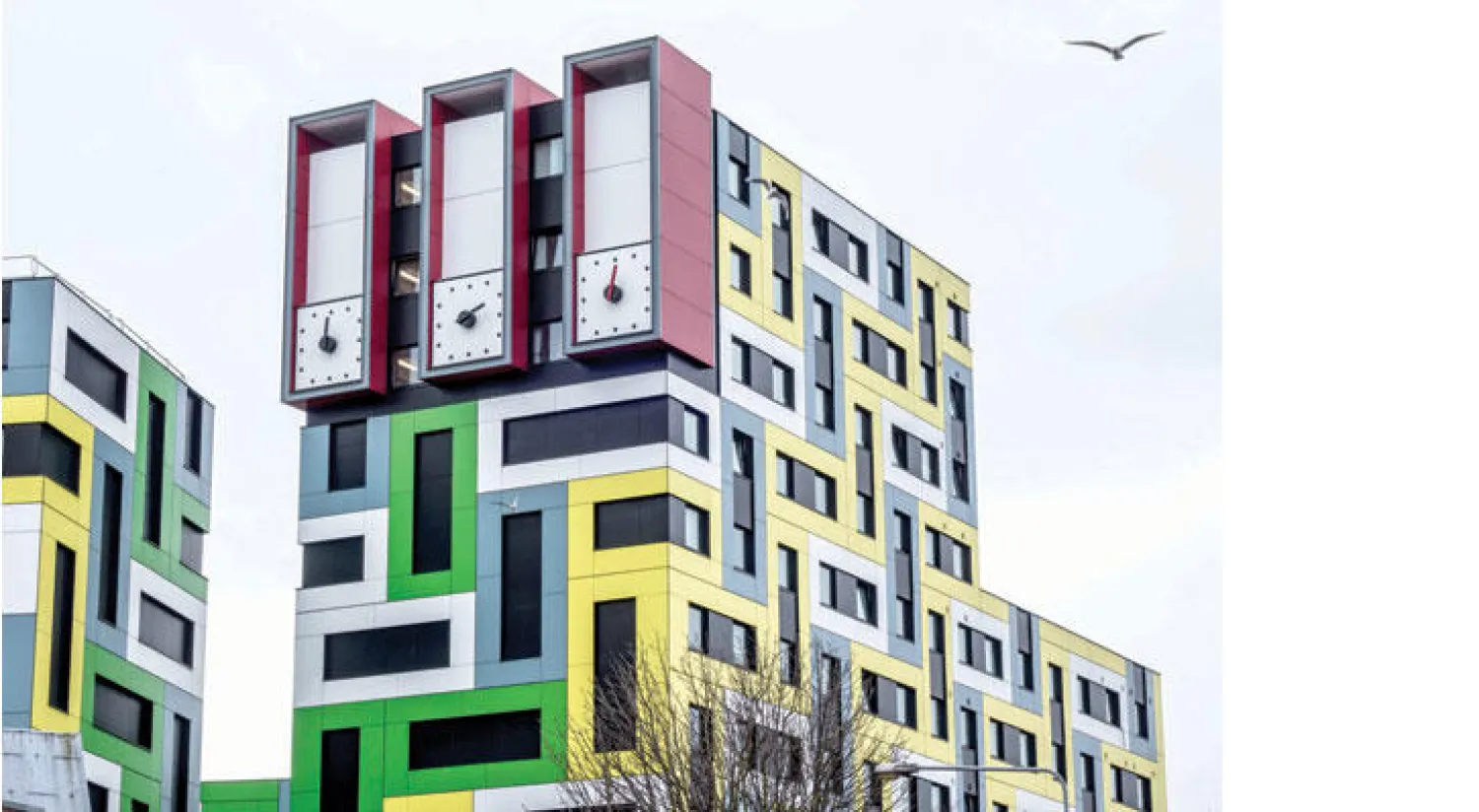 السكن الطلابي التابع للجامعة يمتاز بمعماره الحديث