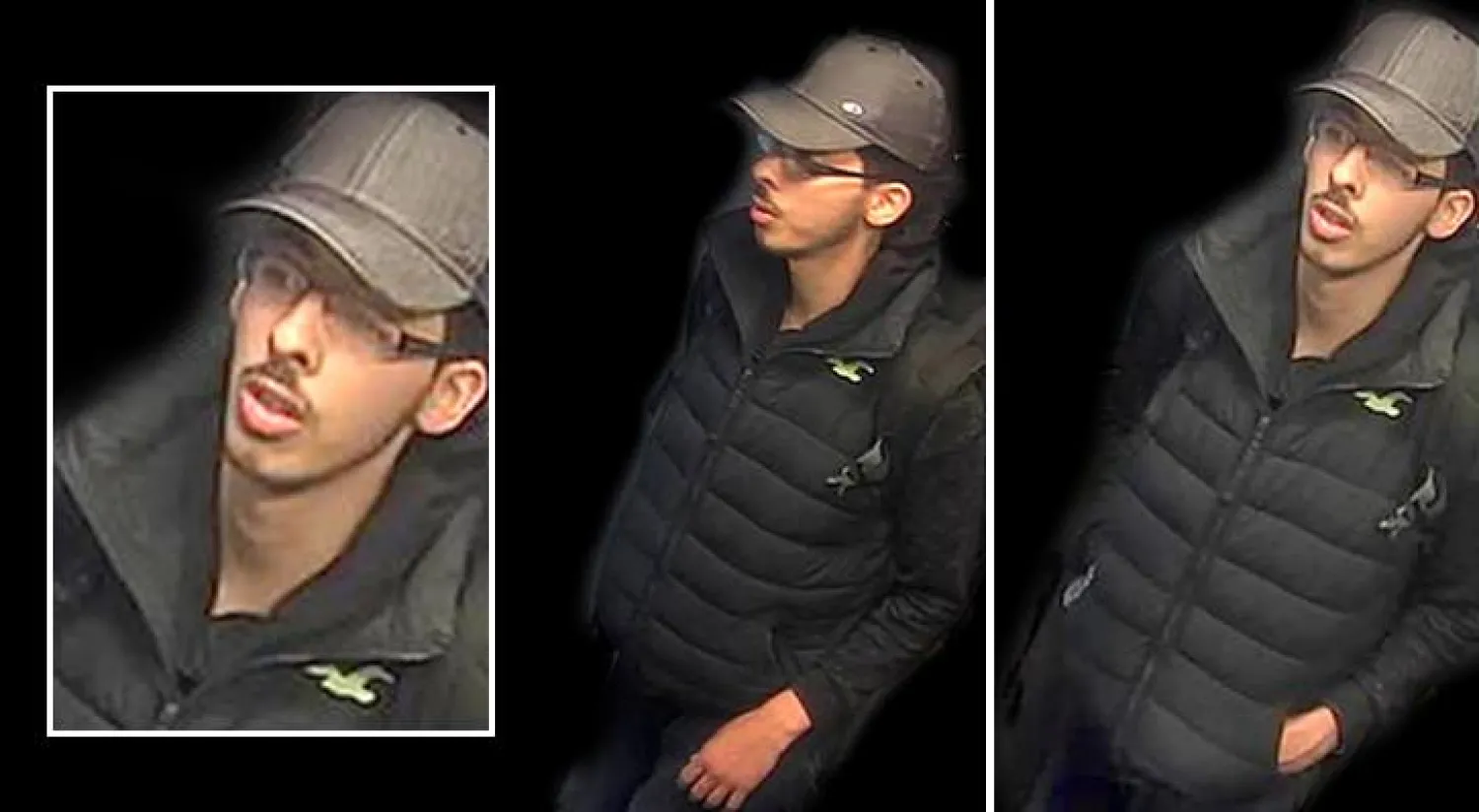 صورة سلمان عبيدي في الليلة التي نفذ فيها جريمة قتل 22 شخصا بهجوم انتحاري في مانشستر (رويترز)