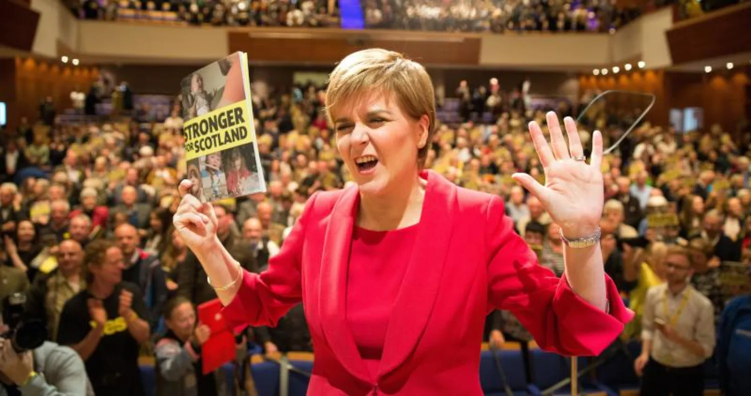 رئيسة وزراء اسكتلندا نيكولا ستيرجن (إ.ب.أ)