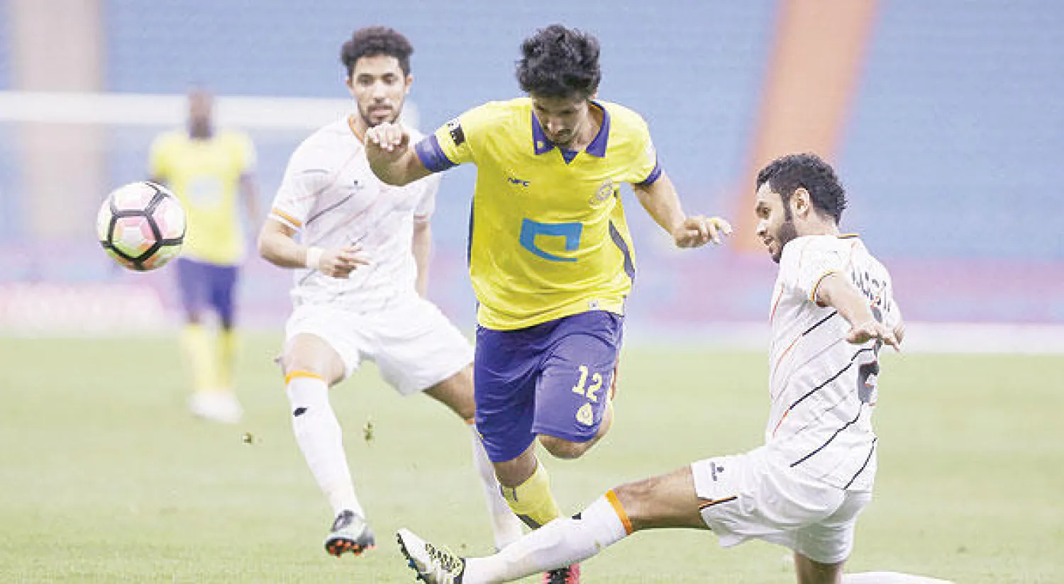 من إحدى مباريات النصر في الموسم المنقضي («الشرق الأوسط»)