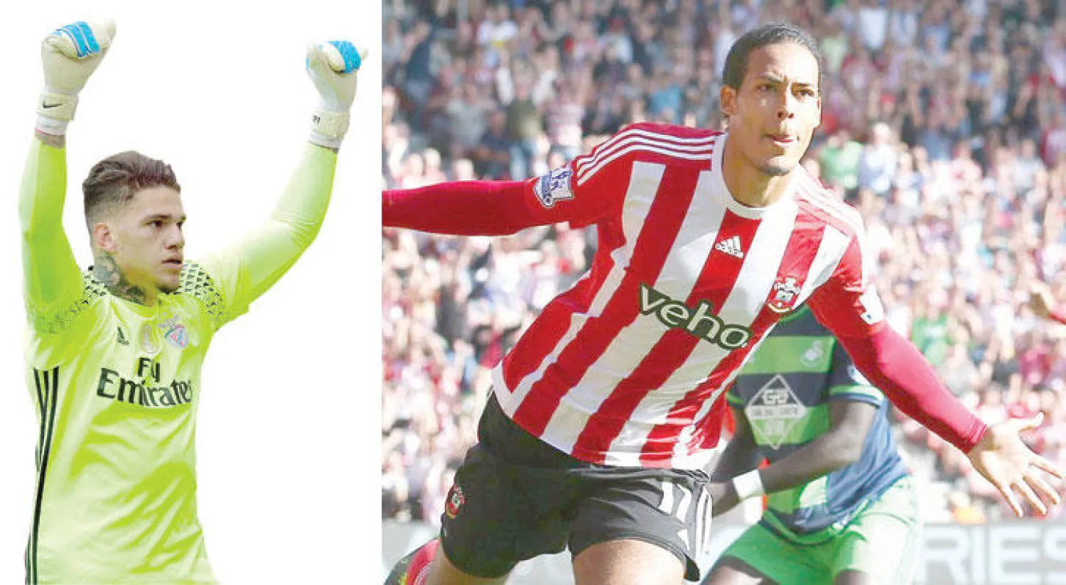 فان ديك تسبب في أزمة بين ساوثهامبتون وليفربول  («الشرق الأوسط»)  -  سيتي ضم الحارس اديرسون من بنفيكا (أ.ف.ب)