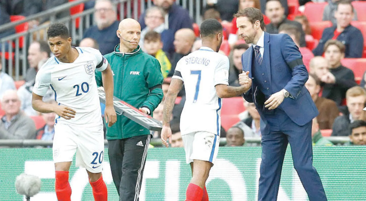 ساوثغيت تمسك براشفورد ورفض عودته إلى صفوف المنتخب تحت 21  عاما (رويترز)