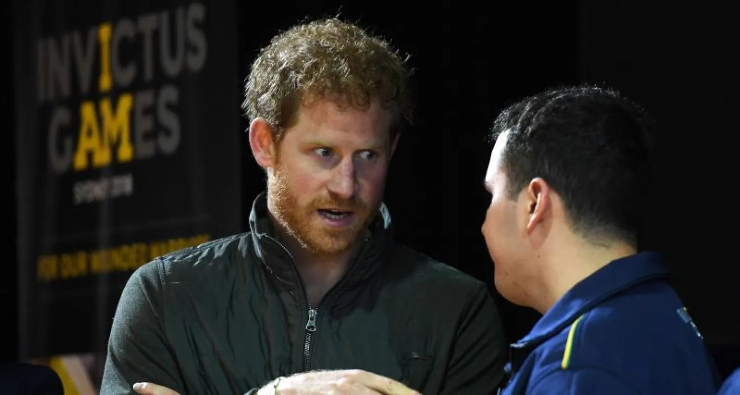 الأمير البريطاني هاري في أستراليا (أ.ف.ب)