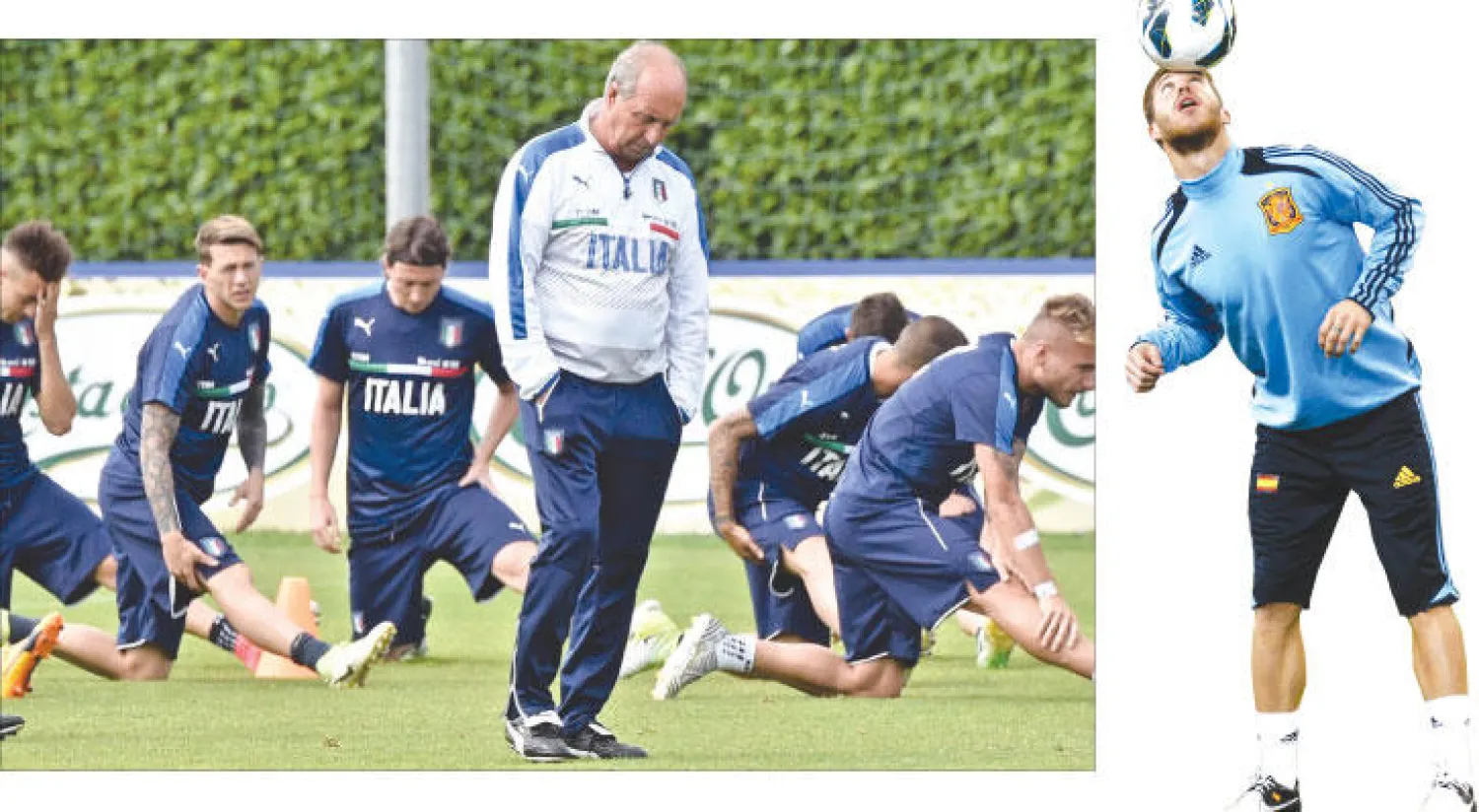 راموس قائد ومدافع المنتخب الإسباني («الشرق الأوسط») - مواجهة سهلة للمنتخب الإيطالي أمام ليشتنشتاين (إ.ب.أ)