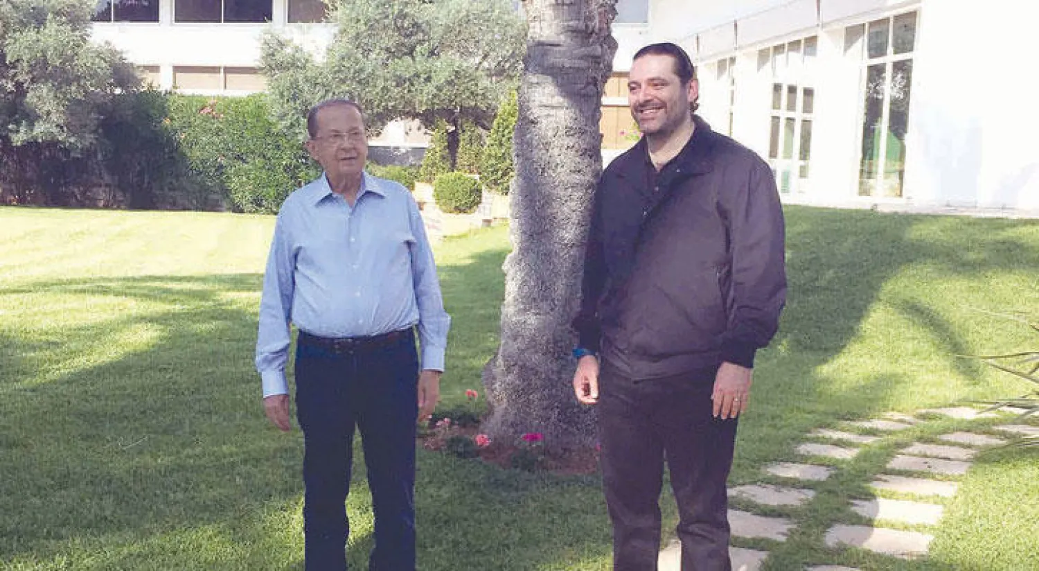 لقاء الرئيس اللبناني ميشال عون ورئيس حكومته سعد الحريري أمس لحلحلة قانون الانتخابات (دالاتي ونهرا)