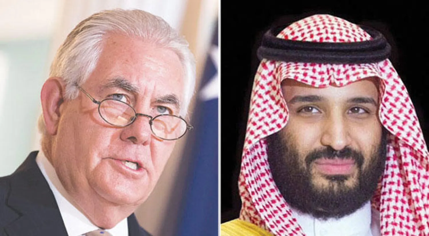 محمد بن سلمان و تيلرسون بحثا سبل مكافحة تمويل الإرهاب