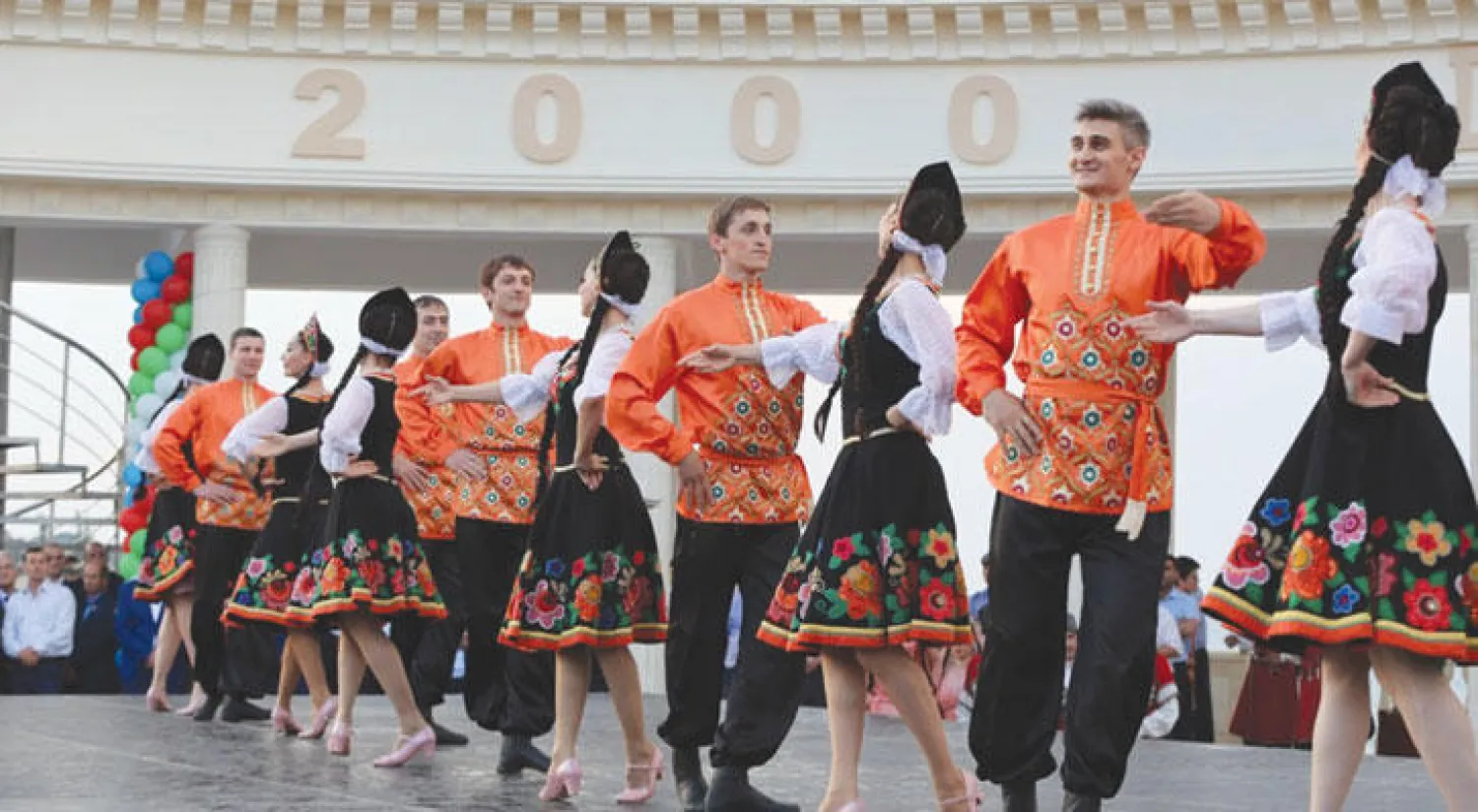 جانب من الاحتفالات بمرور 2000 عام على تأسيس دربنت