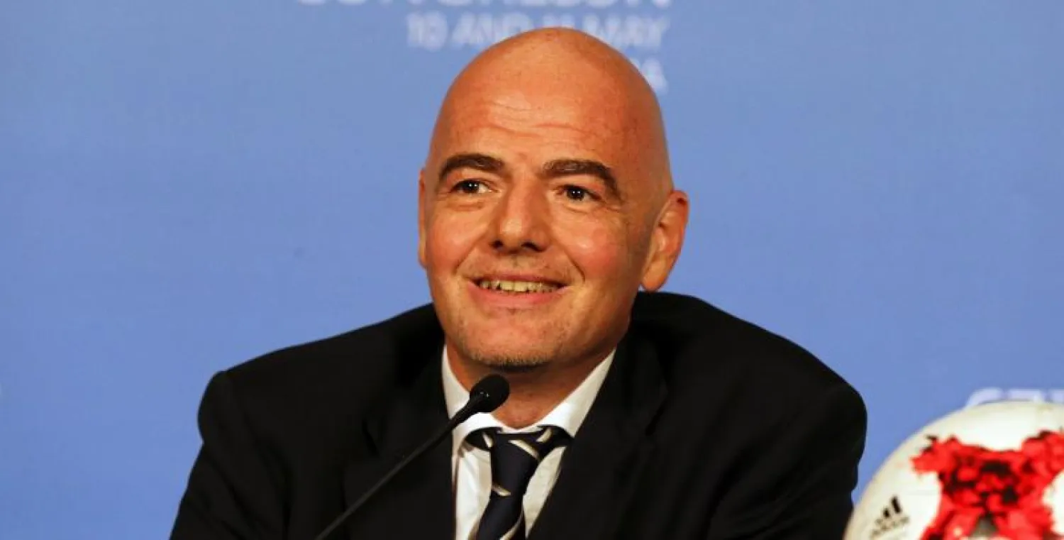 جياني إنفانتينو رئيس الاتحاد الدولي لكرة القدم (إ.ب.أ)