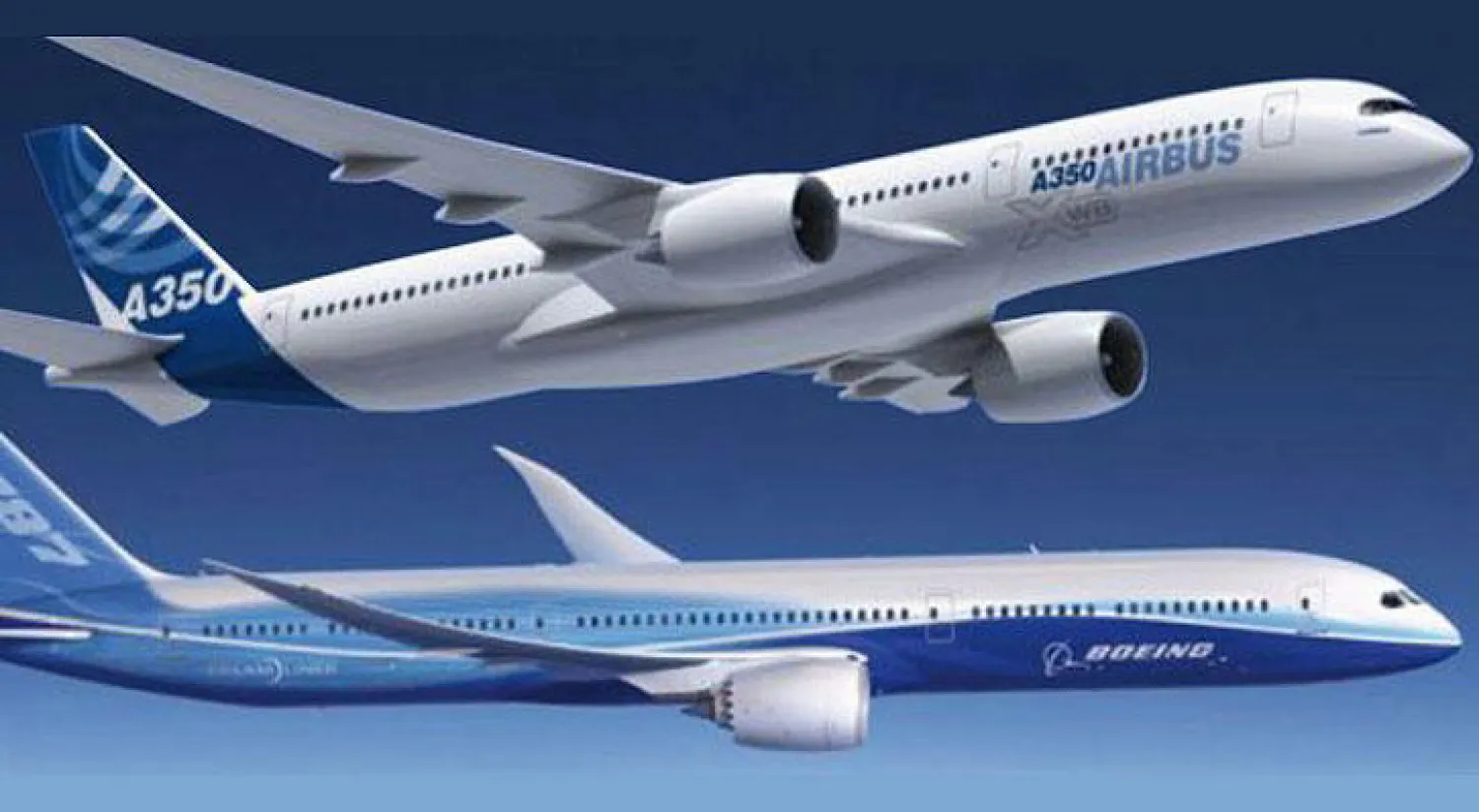 شركتا الطيران المتصارعتان : بوينغ وإيرباص